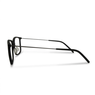 Weber Eyewear 3D Brille ESSEN in Black (F1) – Seitenansicht mit Titan-Bügel